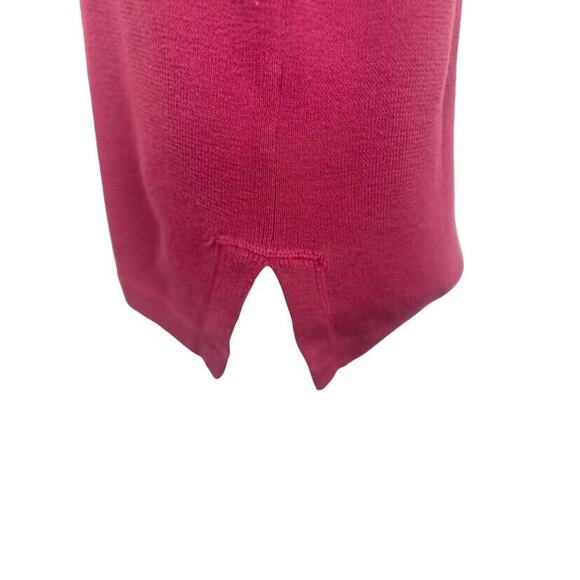 Woolrich Vintage 90s Cotton Short Sleeve Henley Sweater Pink Womens Size Medium - Picture 3 of 9